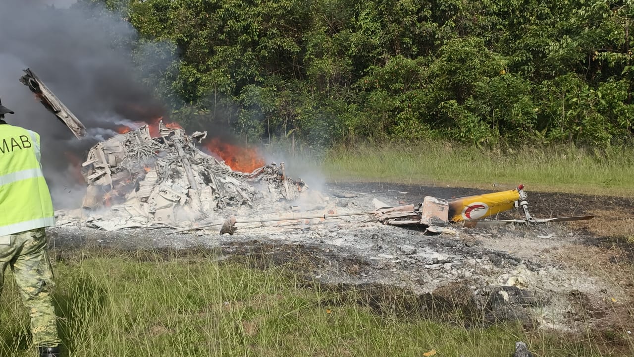 Malaisie : cinq morts dans le crash de l’hélicoptère médical à Long Lellang