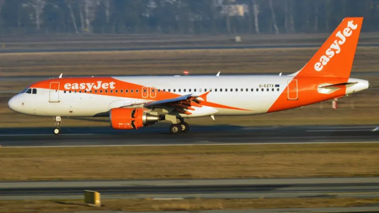 Airbus A320 easyJet à l’aéroport de Milan-Malpensa, photo d’archives