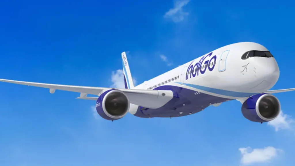 Airbus A350-900 aux couleurs d’IndiGo en vol