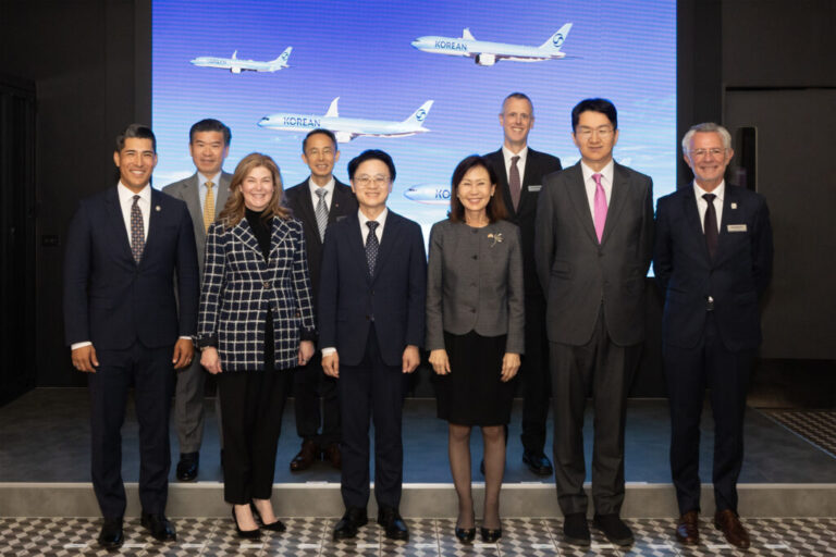 Cérémonie de finalisation de la commande de 103 Boeing par Korean Air à Séoul le 15 septembre 2026 - Crédit Korean Air