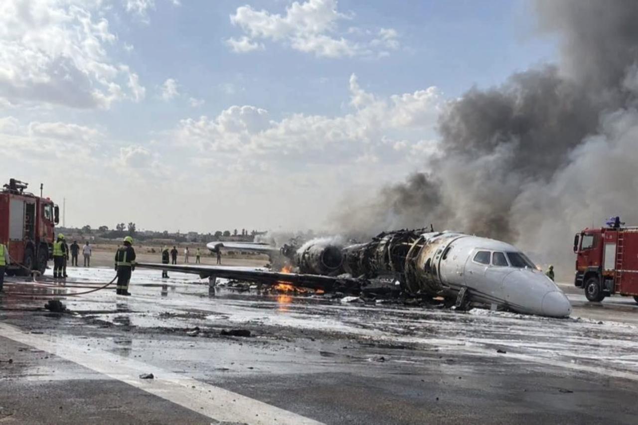 Misrata : après le crash du jet privé, les deux pilotes placés en détention provisoire