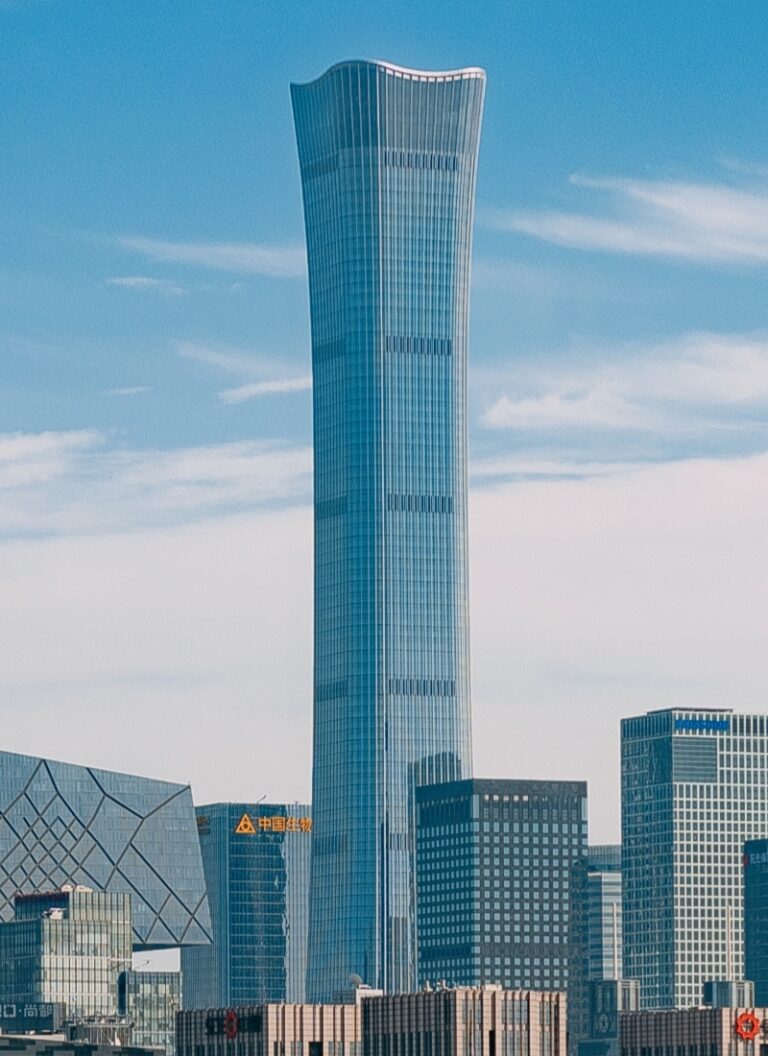 CITIC Tower, aussi appelée China Zun, dans le quartier d’affaires de Pékin