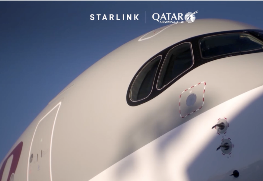 Qatar Airways mise sur Starlink : le Wi-Fi très haut débit devient une nouvelle bataille du long-courrier