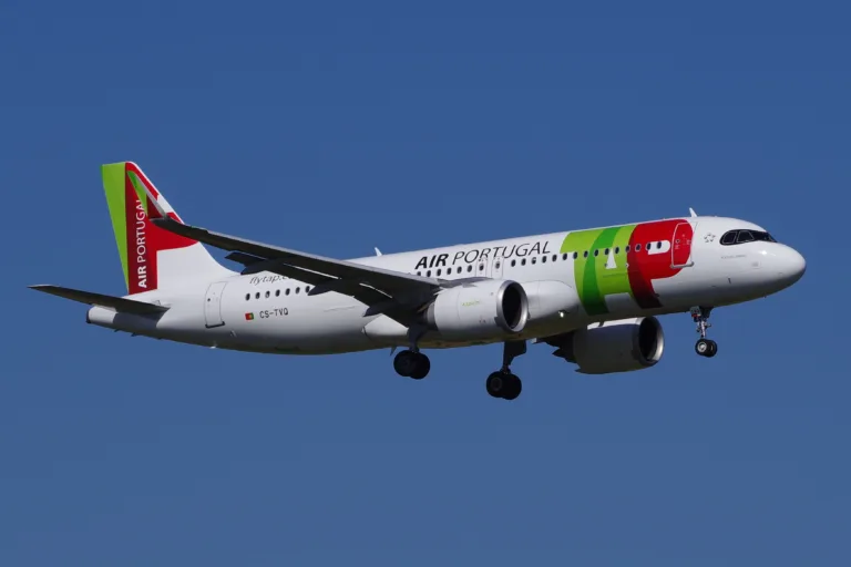Airbus A320neo de TAP Air Portugal immatriculé CS-TVQ, photographié à Berlin en août 2026, image d'archives.
