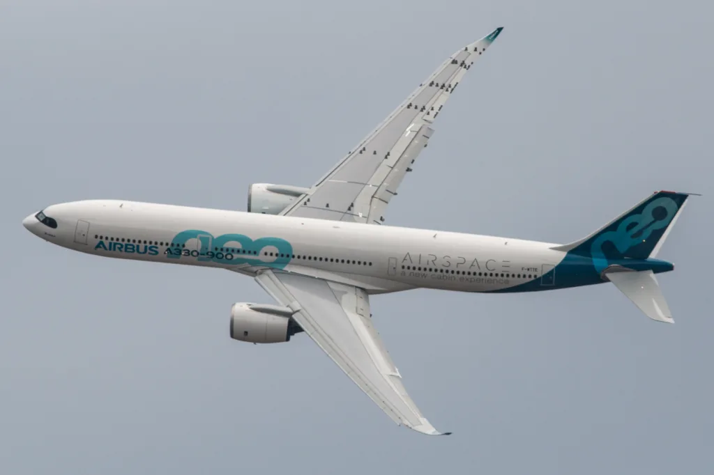 Airbus A330-900neo F-WTTE archival flying photograph