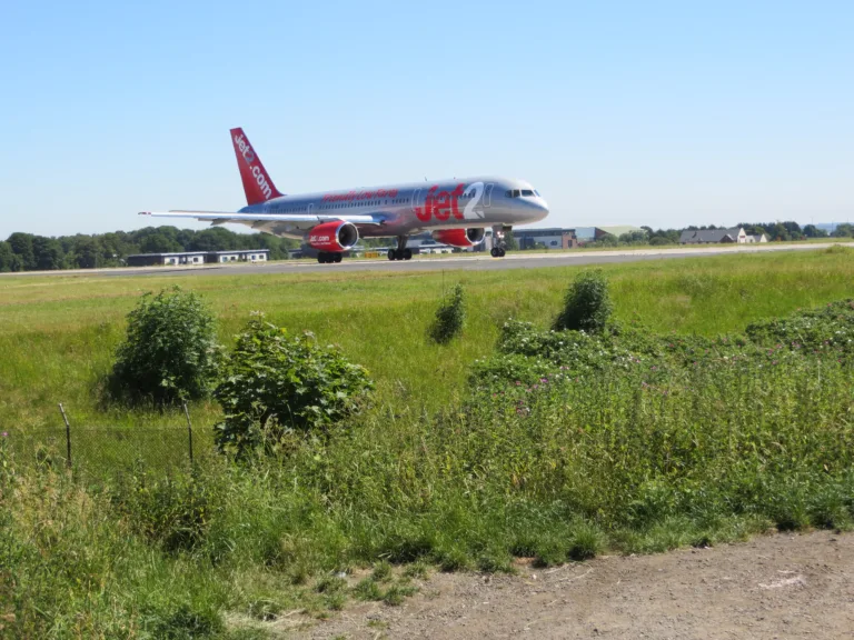 Leeds Bradford Airport runway, United Kingdom