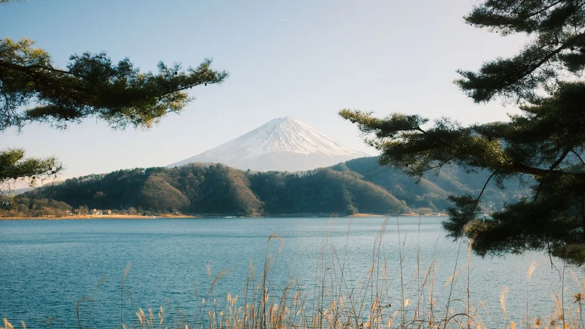 Mont Fuji vu depuis le lac Kawaguchiko