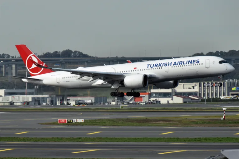 Turkish Airlines Airbus A350 registered TC-LGZ, archive photograph